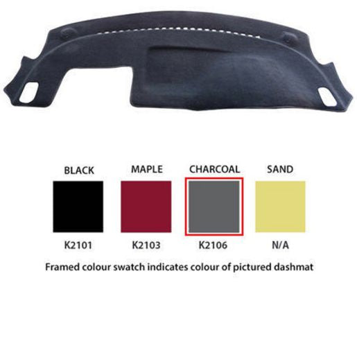 Sunland Dashmat fits HYUNDAI TRAJET (GL/GS - 7/00 to 5/08) - Charcoal
