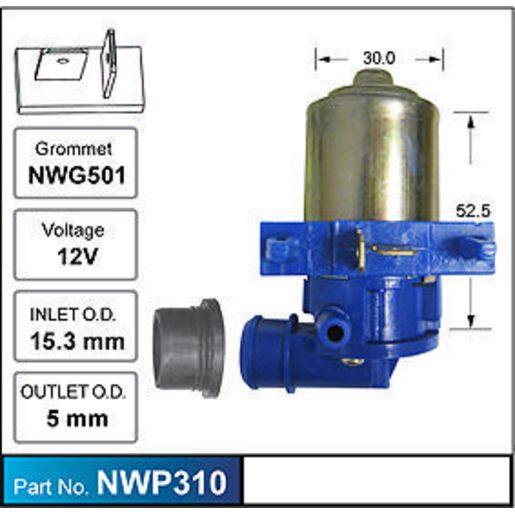 NICE Windscreen Washer Pump NWP310