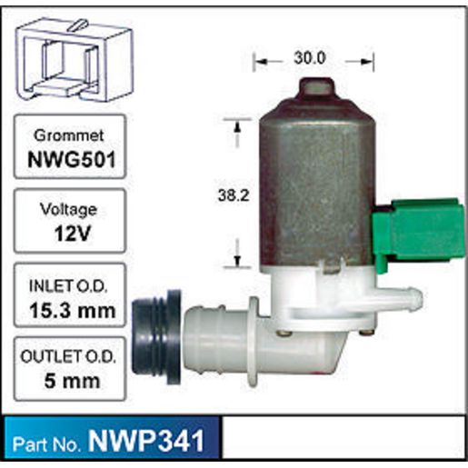 NICE Windscreen Washer Pump NWP341