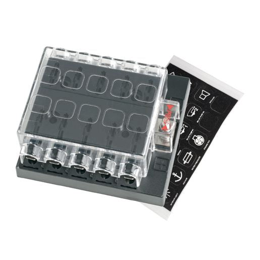 Narva Fuse Block ATS 10 Way With Cover 54435