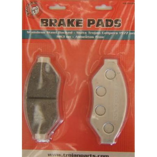 Trojan Stainless Steel Trailer Brake Pad Set PT10203