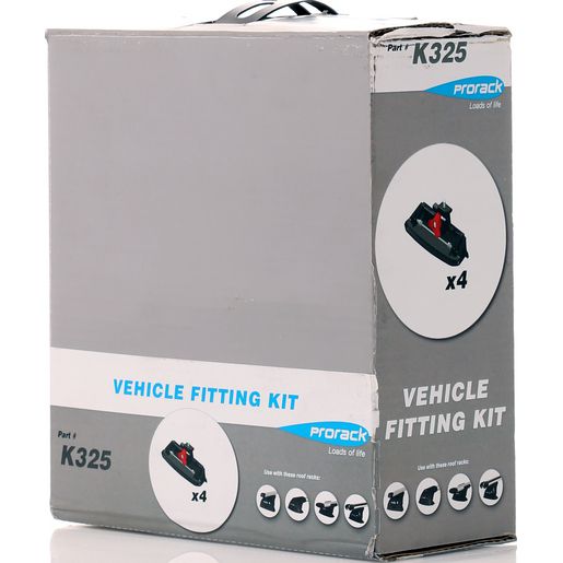Prorack Roof Rack Fitting Kit Black K325