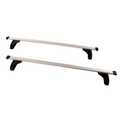 Prorack Standard Through Bar 75kg Max Aluminium Silver 110cm Pair P15