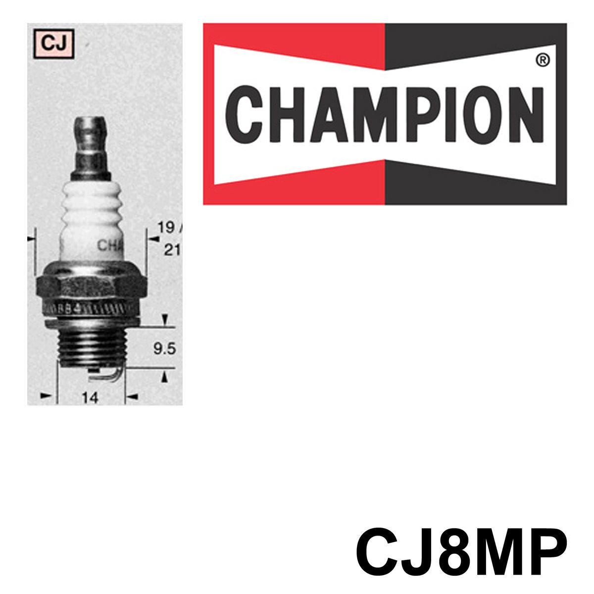 Champion Copper Plus Mower Pack Spark Plug CJ8MP