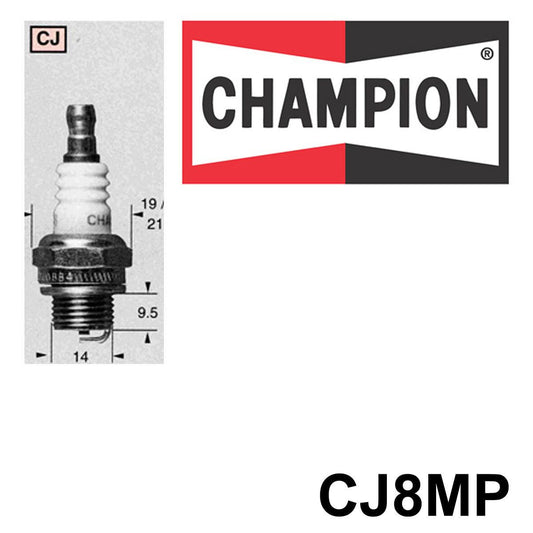 Champion Copper Plus Mower Pack Spark Plug CJ8MP