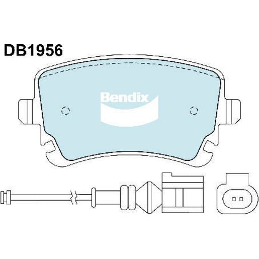 Bendix Heavy Duty Brake Pad Set Rear DB1956 HD