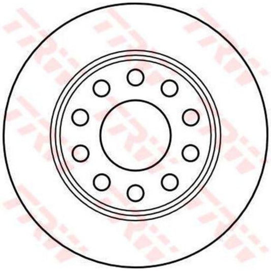 TRW Brake Rotor Single 255mm Rear DF4211S