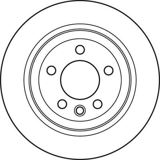 TRW Brake Rotor 314mm Rear DF4718S