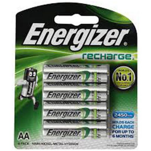Energizer Rechargeable AA Batteries 4 Pack NH15BP4T