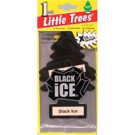 Little Trees Car Air Freshener X-Tra Strength Black Ice Large 1 Pack