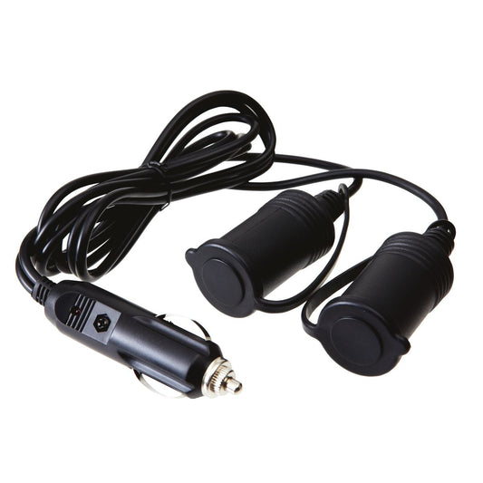 Mechpro C/Lighter Accessory Extension Plug Lead 2-Outlet 5A 12V MPEA02