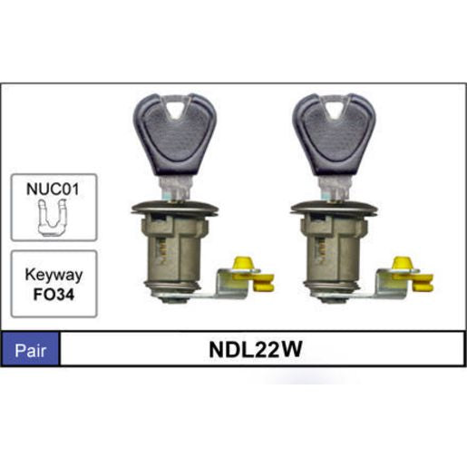 NICE Door Lock Set NDL22W