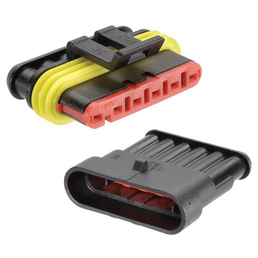 Narva 6 Way Waterproof AMP Connector Housing Kit 57521BL