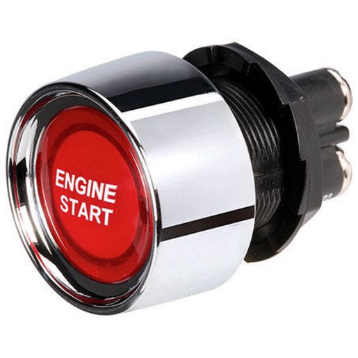 Narva Red LED Push Button Start Switch 12V 50A 60099BL