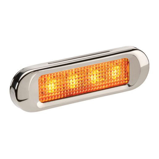 Narva LED Courtesy Lamp Amber/Stainless 90824BL