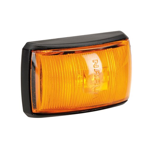 Narva LED Model 14 Front End Outline Marker Amber with Black Base 91422