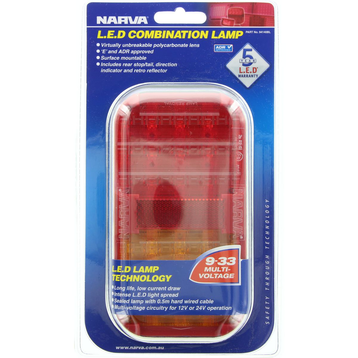 Narva LED Stop/Tail Lamp 94140BL