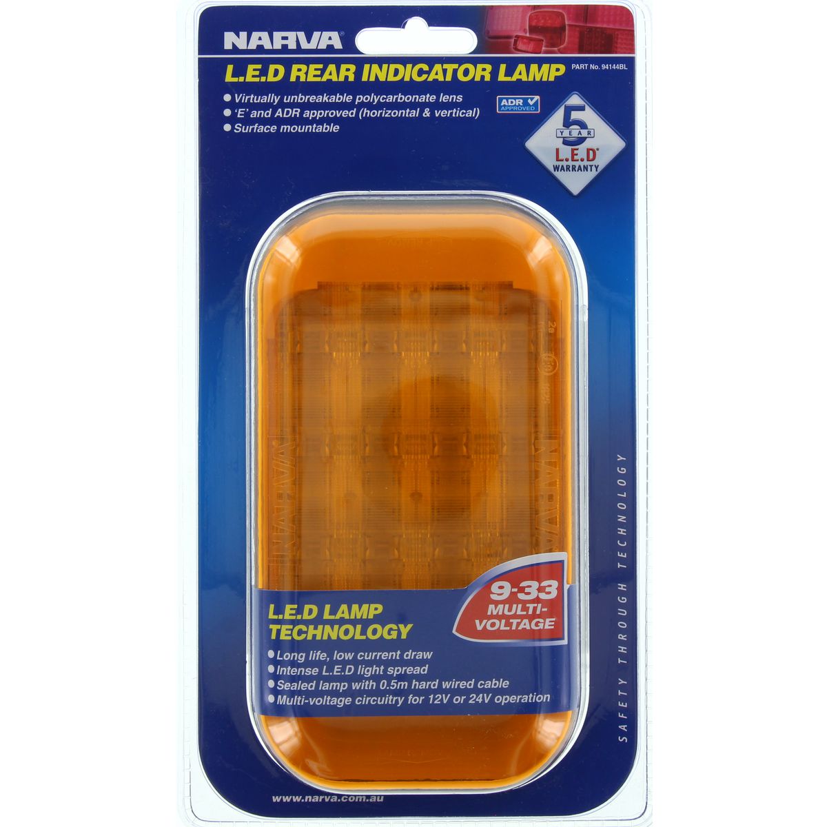 Narva LED Indicator Lamp 94144BL