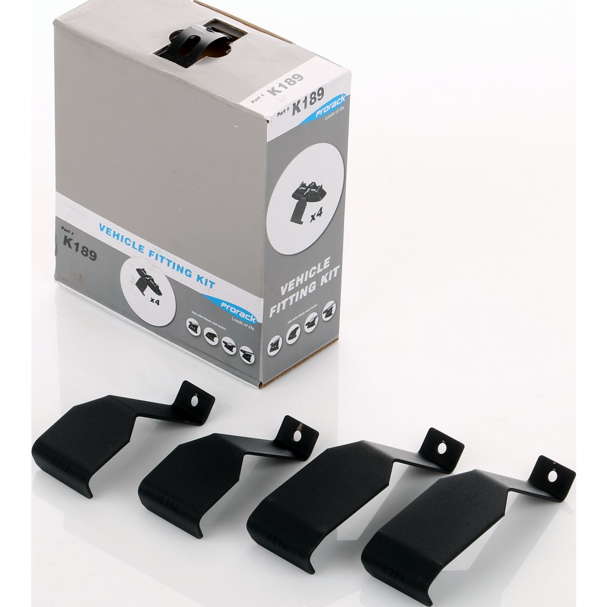 Prorack Roof Rack Fitting Kit Black K189