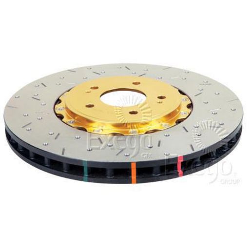DBA HD 5000 Drilled Slotted 2Pc Brake Rotor Single 380mm Front DBA52320GLDXS