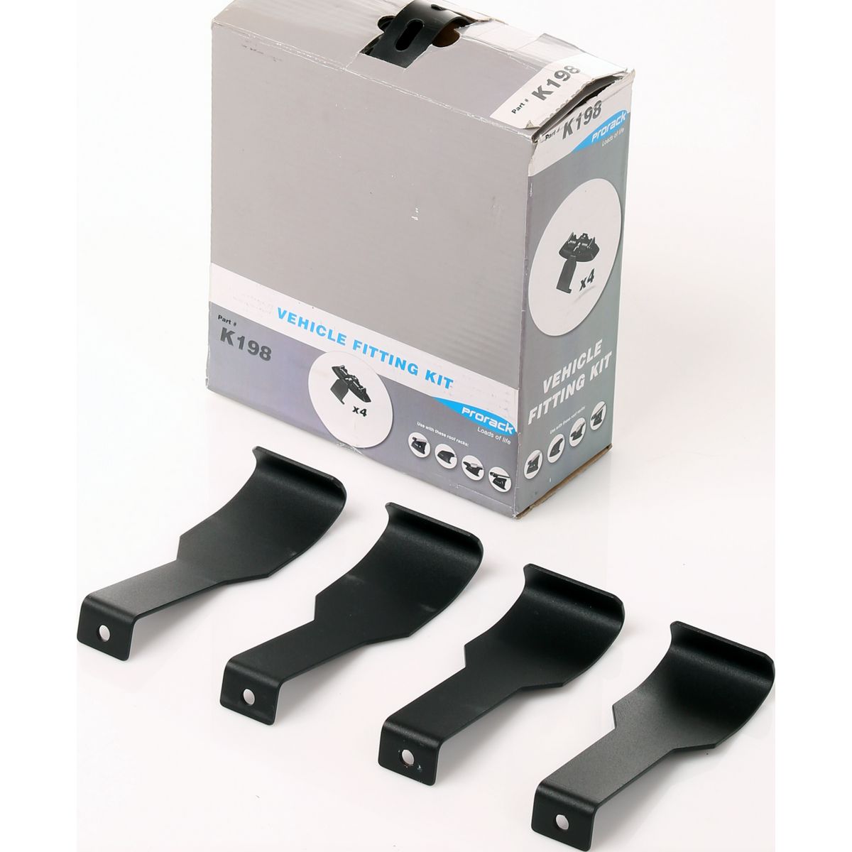 Prorack Roof Rack Fitting Kit Black K198