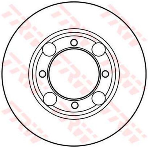 TRW Brake Rotor 243mm Front DF1997S