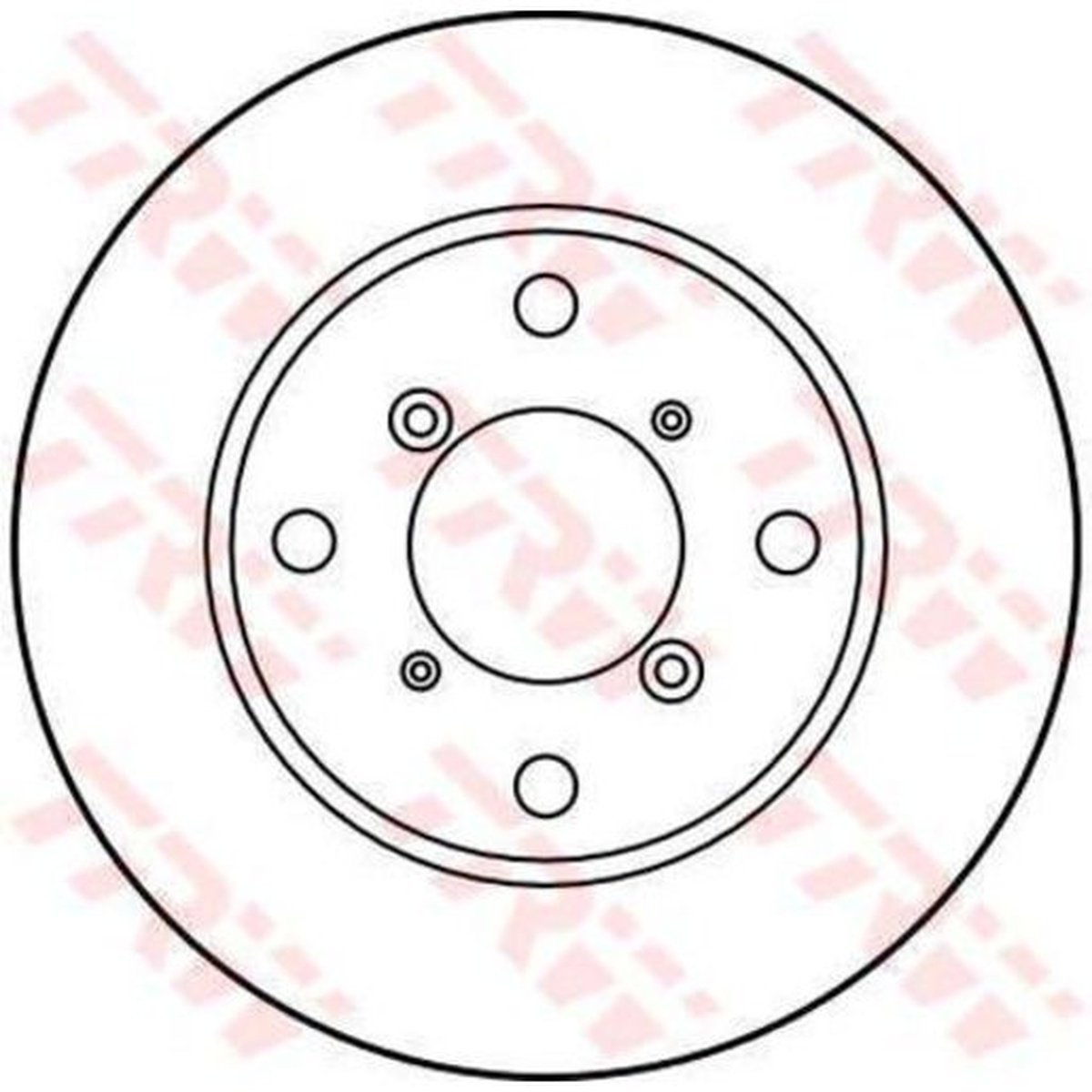 TRW Brake Rotor Single 250mm Front DF3106S