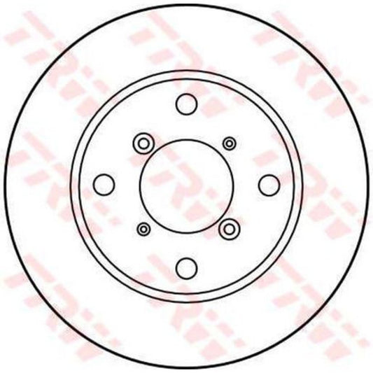 TRW Brake Rotor Single 250mm Front DF3106S