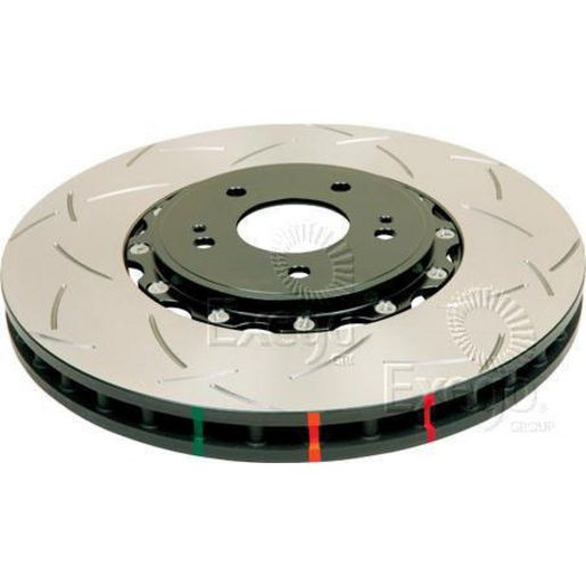 DBA T3 5000 Slotted 2Pc Brake Rotor Single 328mm Front DBA5046BBLKS