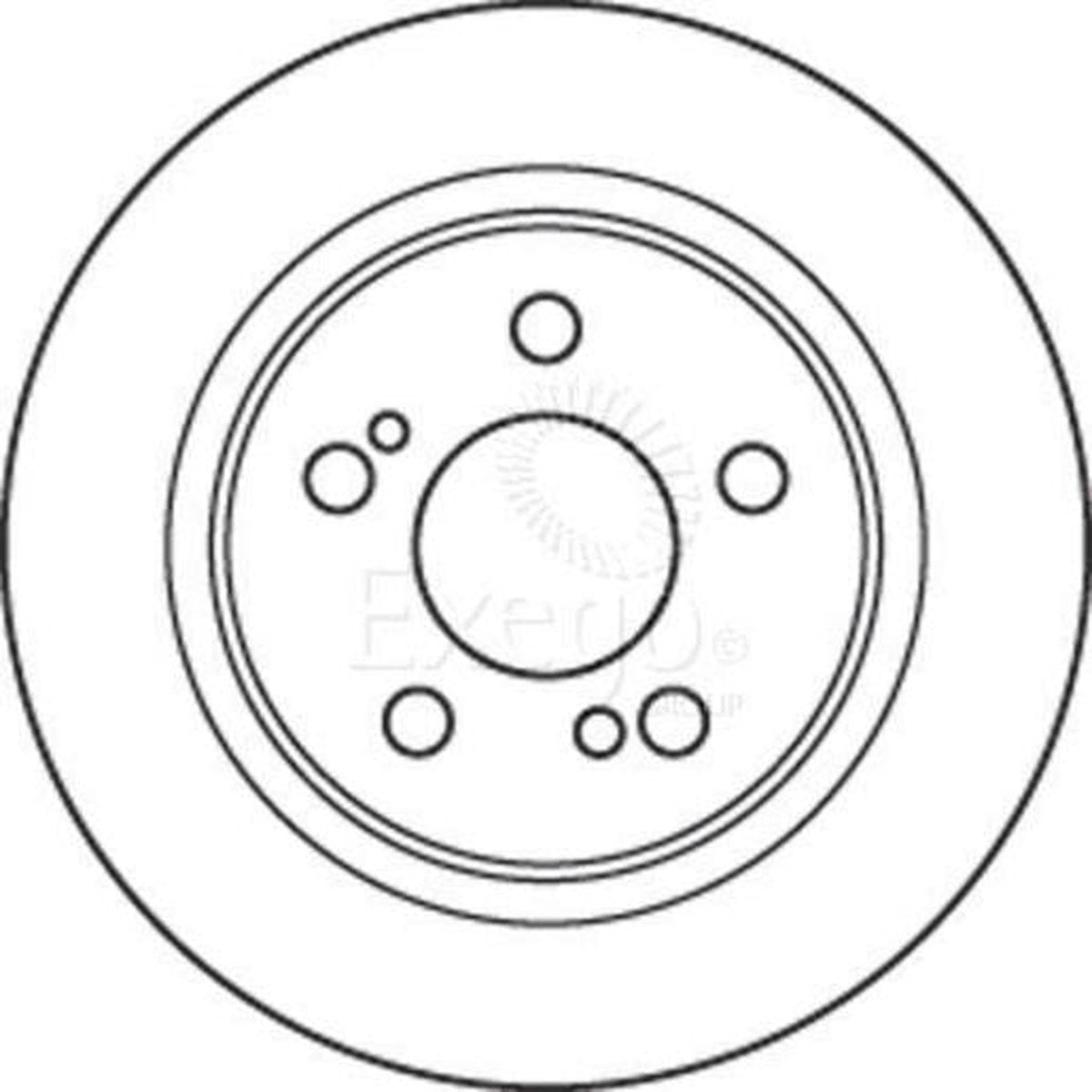 TRW Brake Rotor Single Rear DF4513S