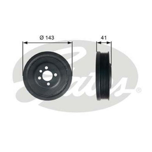 Gates Harmonic Balancer TVD1001
