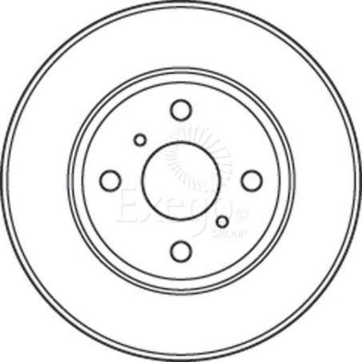 TRW Brake Rotor Front DF4806S