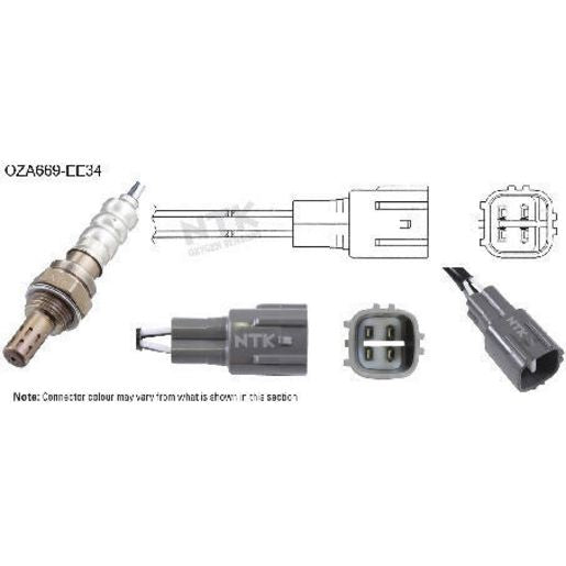 NTK Oxygen Lambda Sensor OZA669-EE34