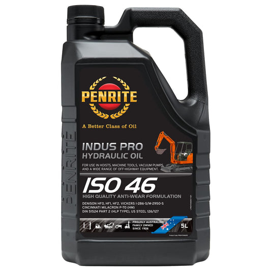 Penrite Indus Pro Hydraulic 46 ISO 46 Hydraulic Oil 5L