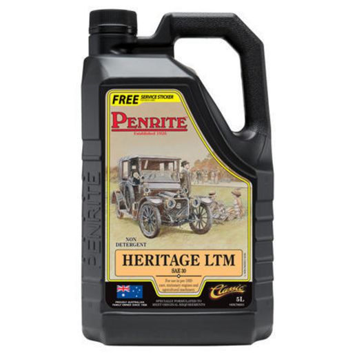 Penrite Heritage LTM SAE 30 Mineral Engine Oil 5L HERLTM005