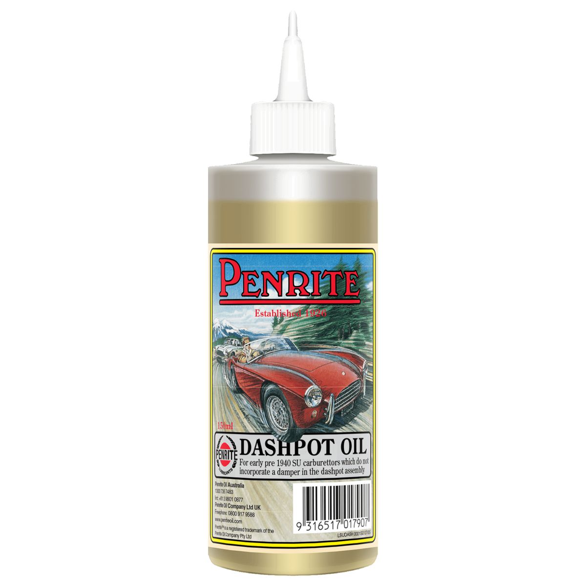 Penrite SU Dashpot Oil 150ml SUDASH000150