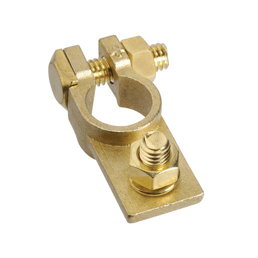 PROJECTA Forged Brass Battery Terminal Positive Stud Square Mount BT10-P1
