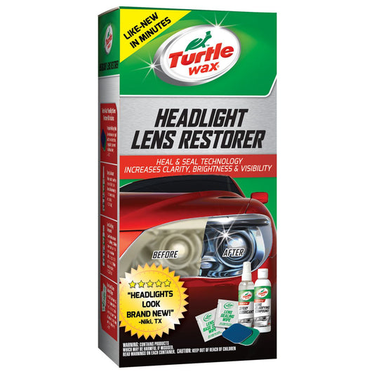 Turtle Wax 2in1 Headlight & Lens Restorer Kit