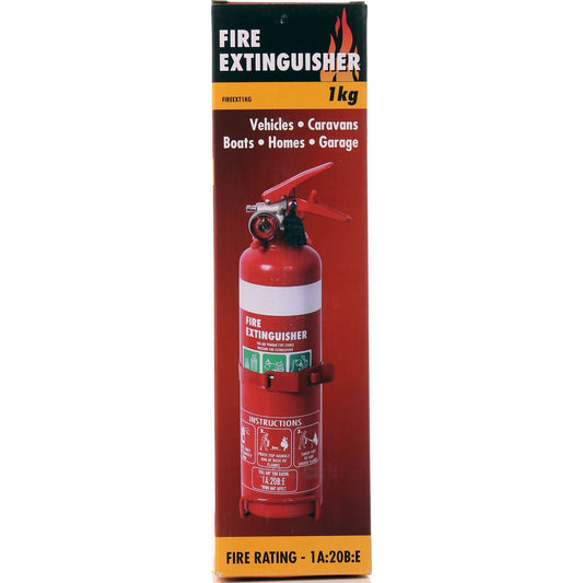 Firebox Fire Extinguisher Dry Chemical Powder ABE 1kg FIREEXT1KG