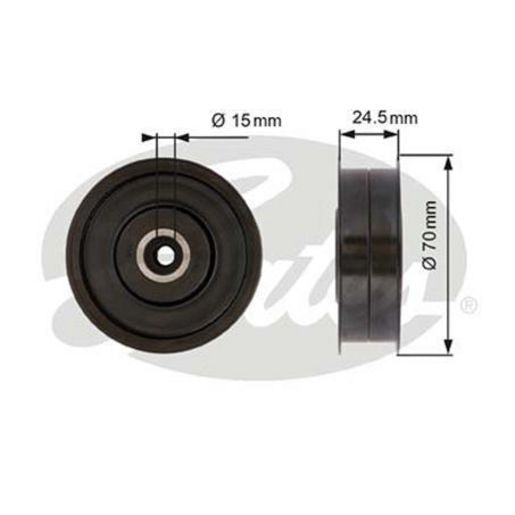 Gates Engine Idler Pulley 36372
