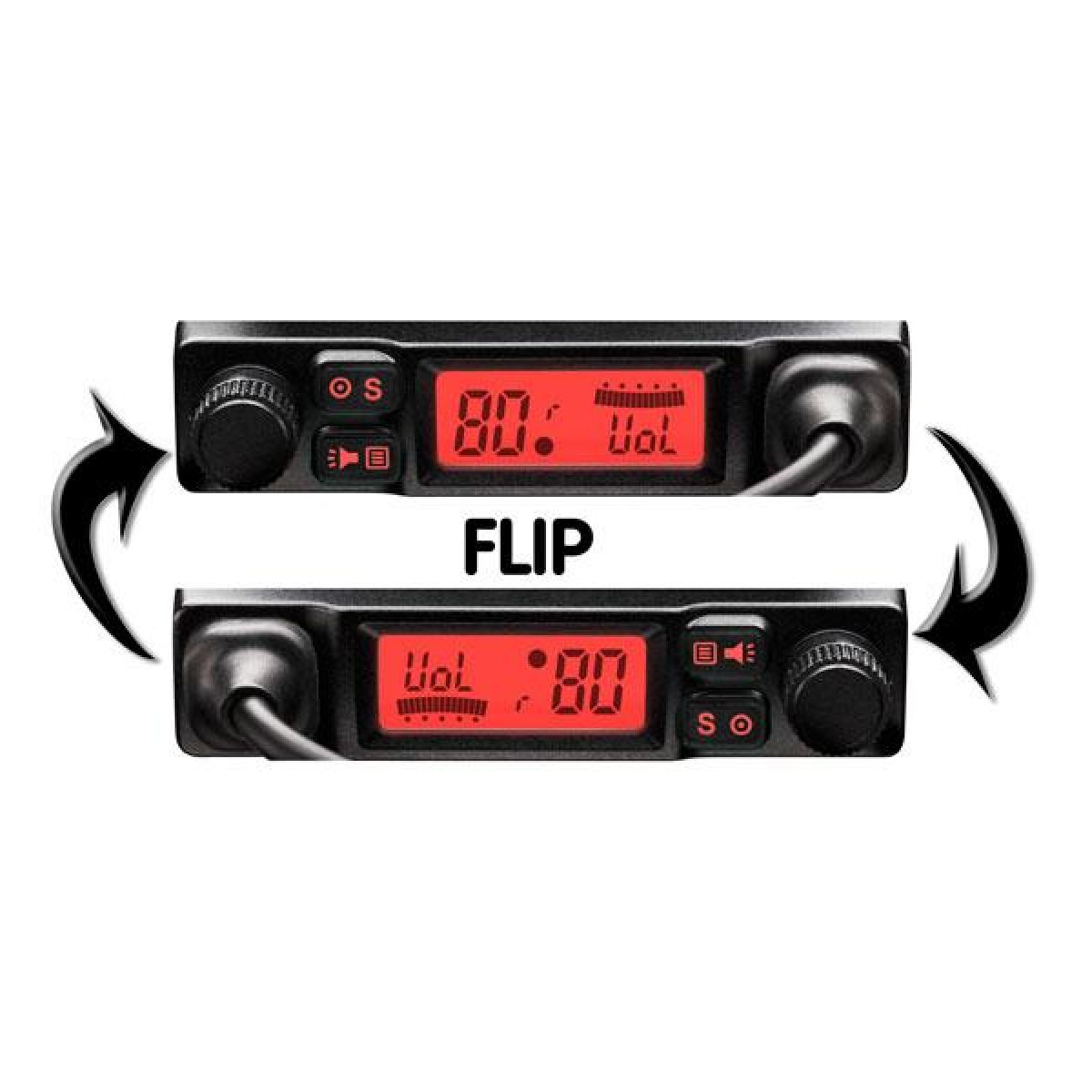 Oricom 5W Compact Micro UHF CB Radio 80 Channel 7 Colour LED Display UHF300