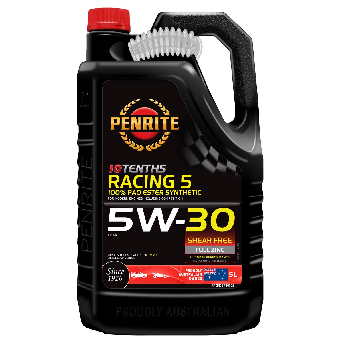 Penrite 10 Tenths Racing 5W-30 Engine Oil 5L