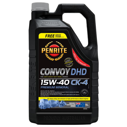 Penrite Diesel HD SAE 15W-40 Cj-4-Sm Engine Oil 5L