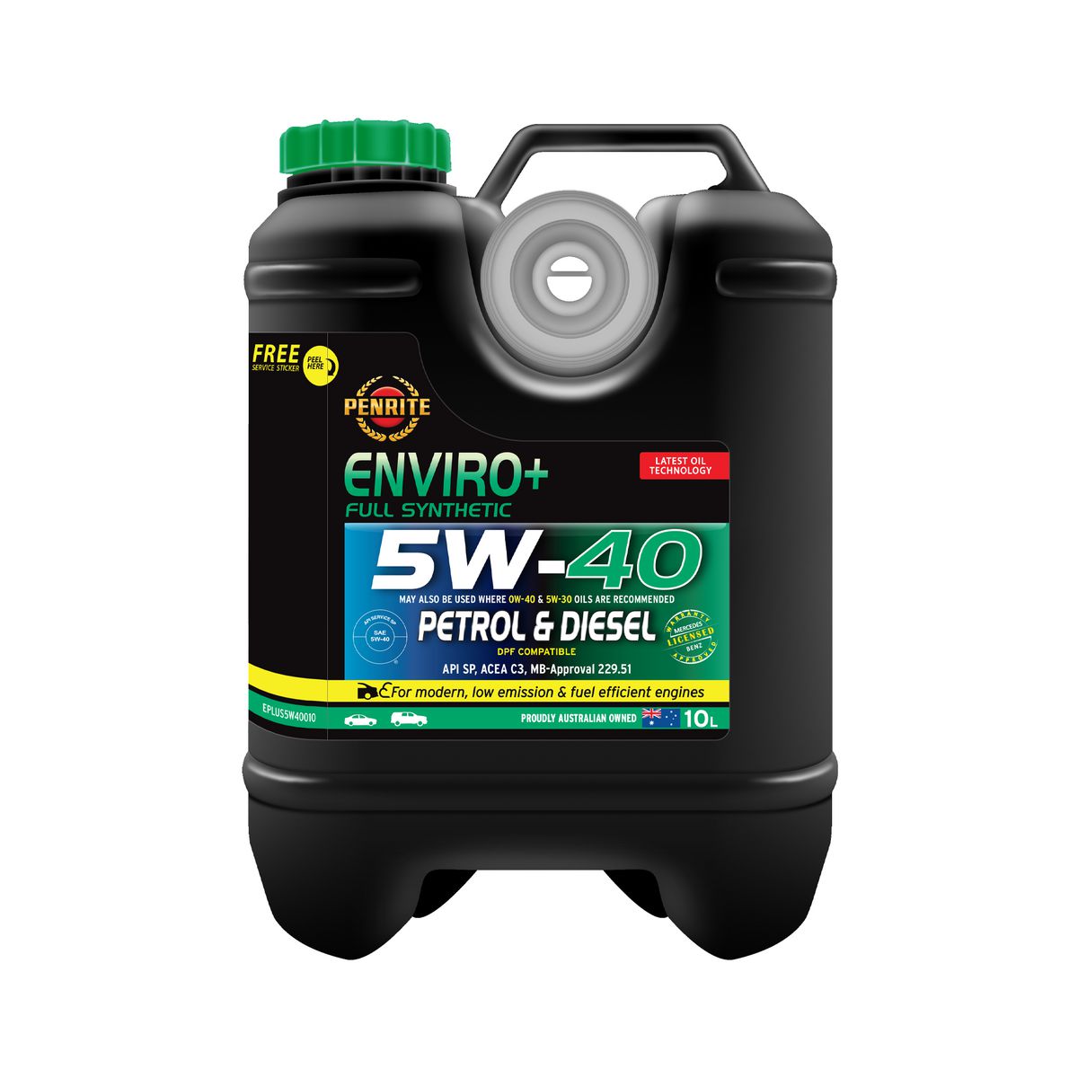 Penrite Enviro+ 5W-40 Engine Oil 10L