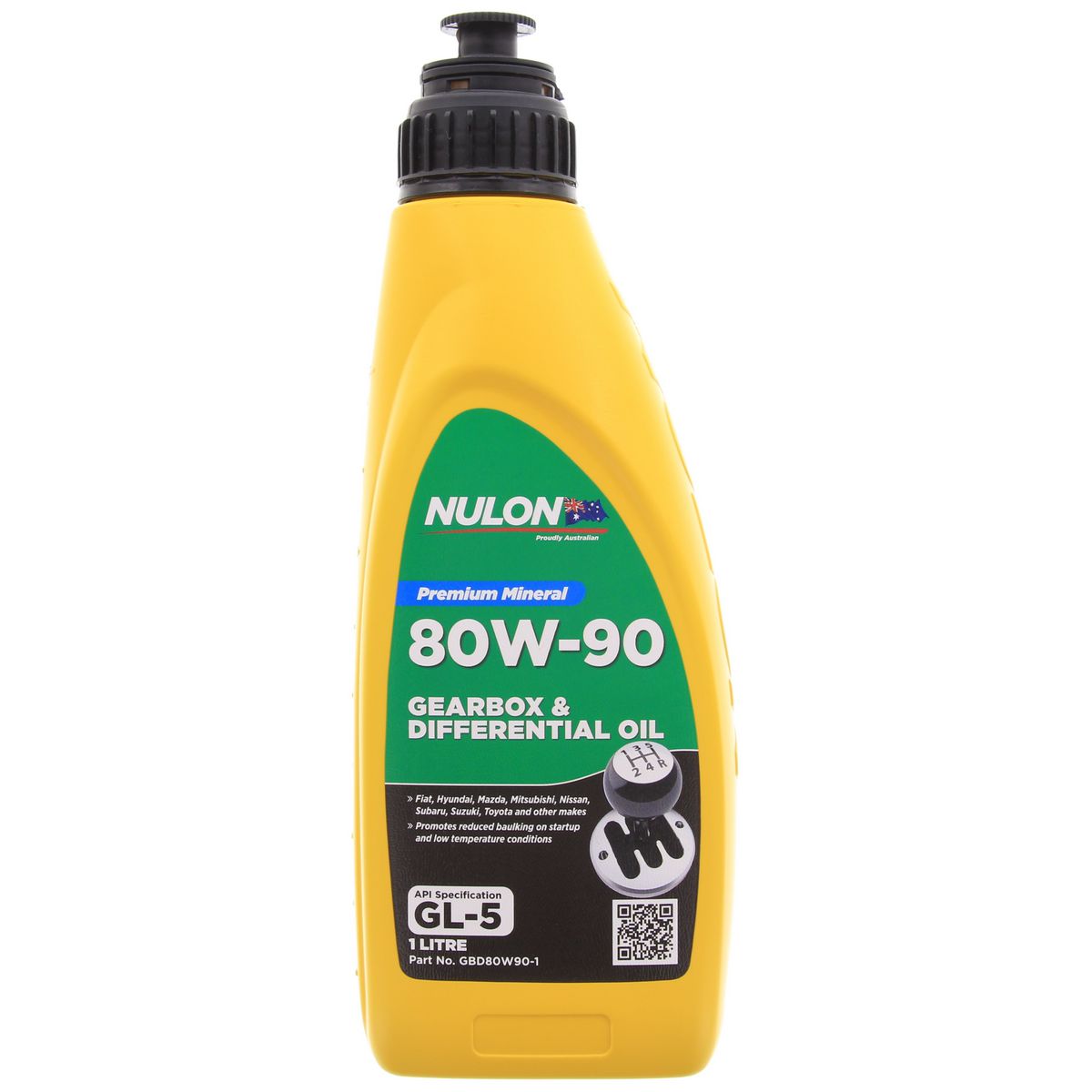 Nulon 80W90 Gearbox and Diff Oil Mineral 1L