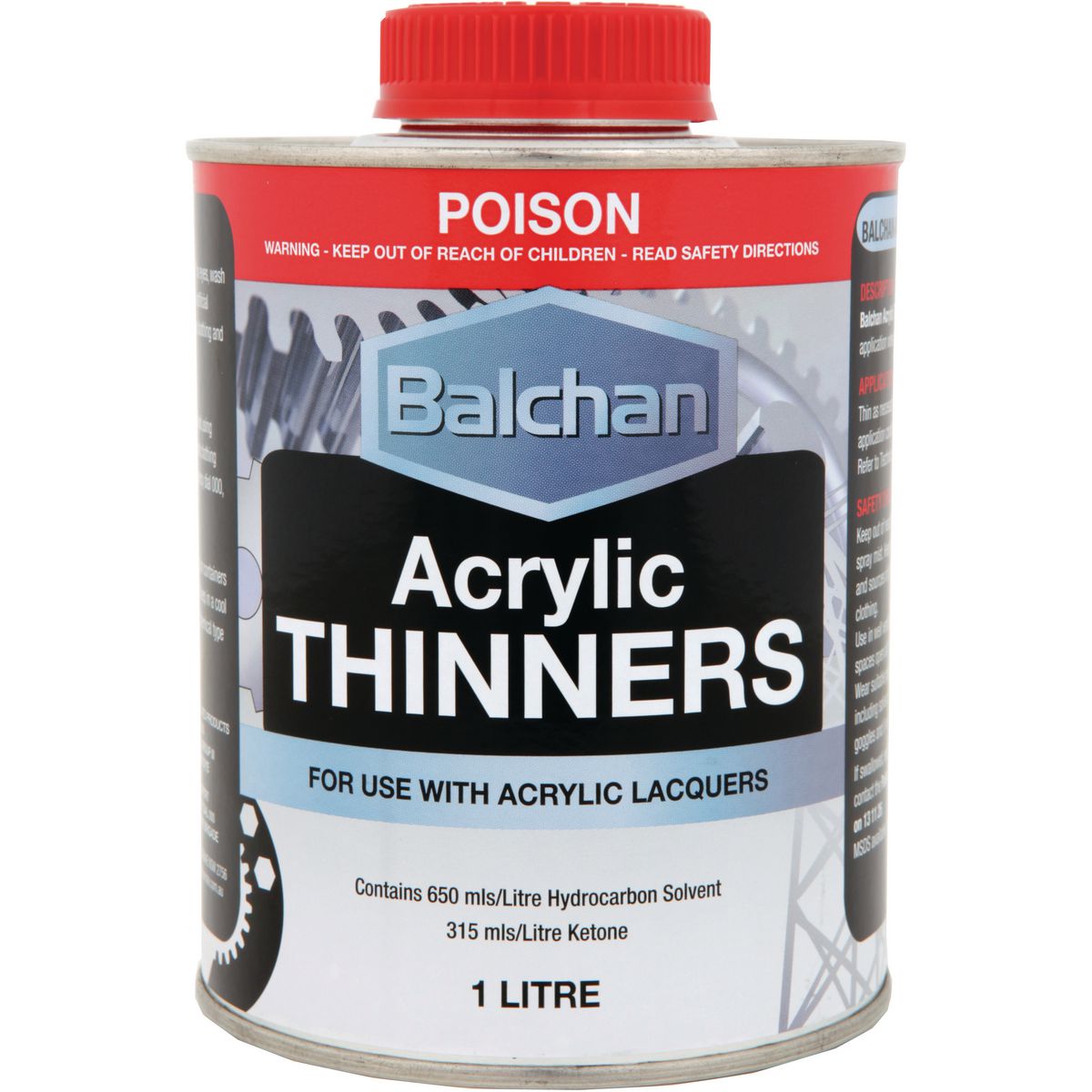 Balchan Acrylic Thinner 1L BA1001