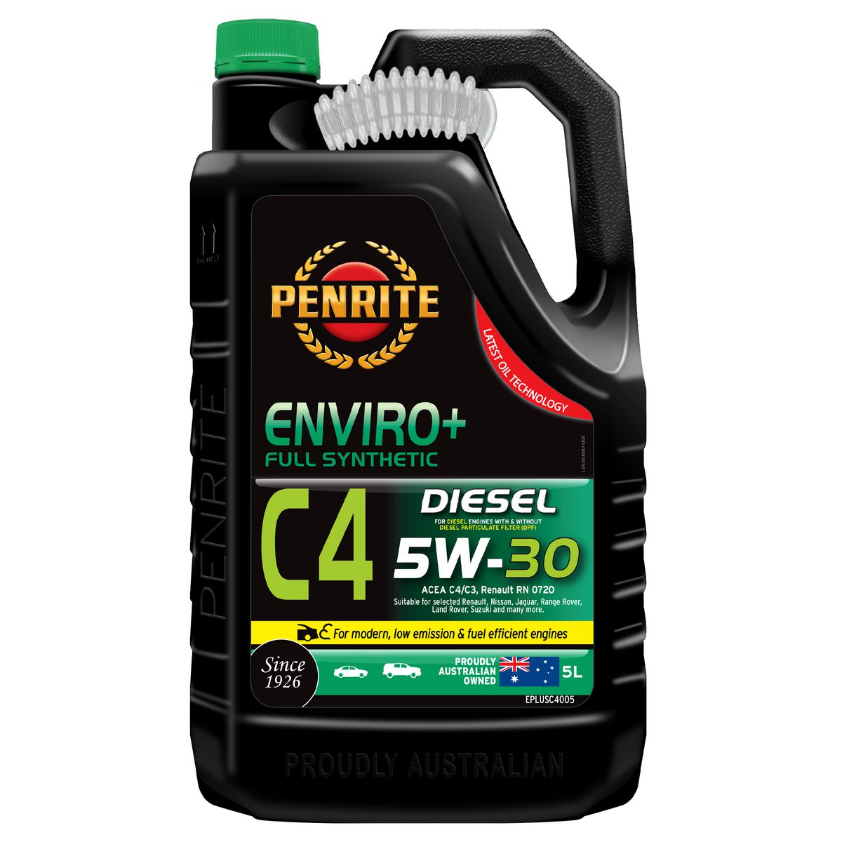 Penrite Enviro+ C4 5W-30 Engine Oil 5L