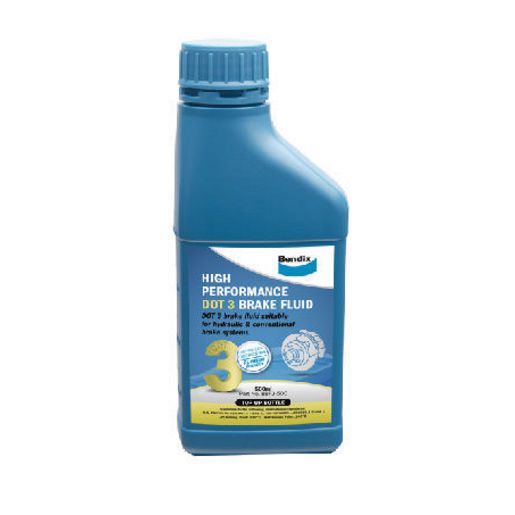 Bendix High Performance Brake Fluid DOT 3 500mL  BBF3-500