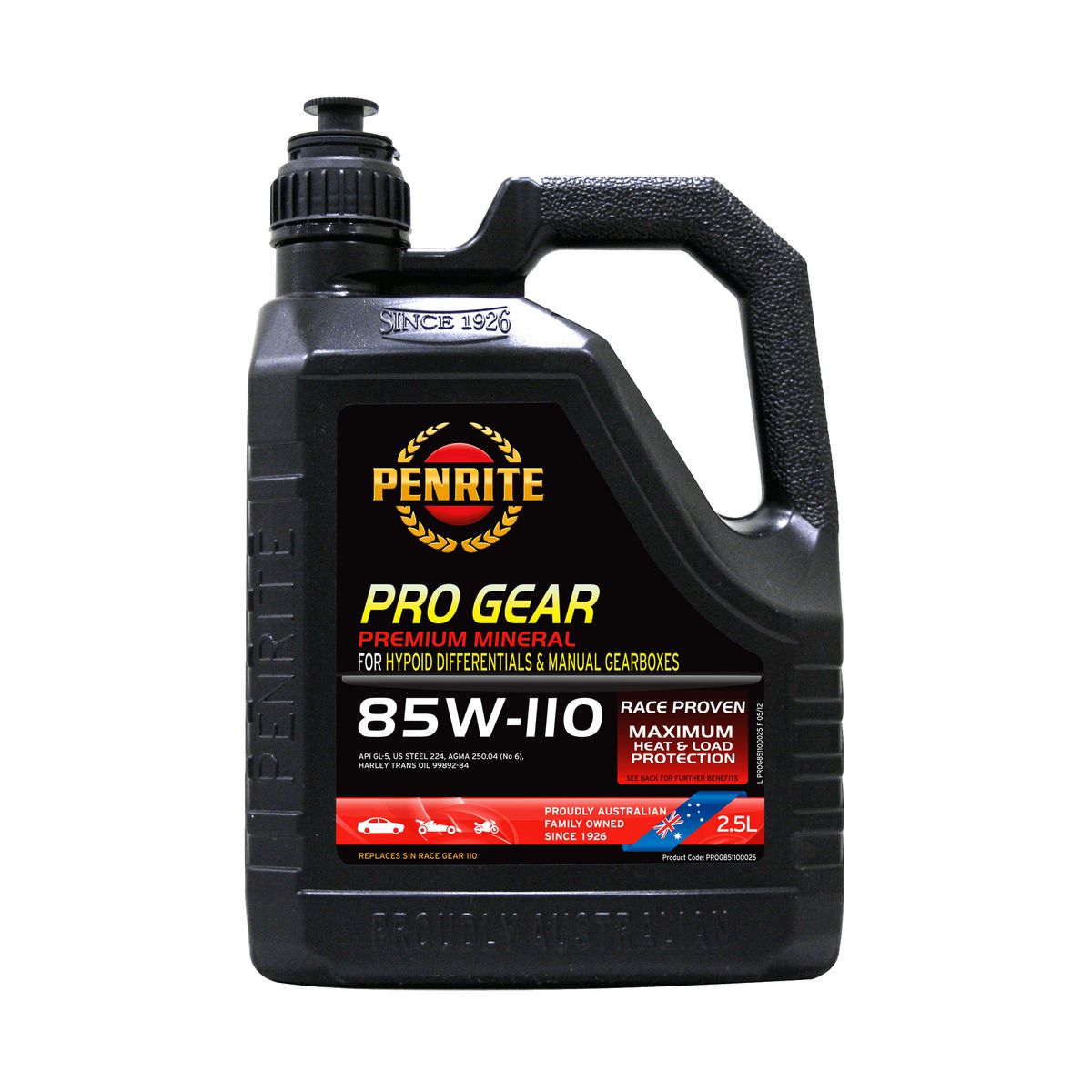 Penrite Pro Gear 80W-110 Gear Oil 2.5L