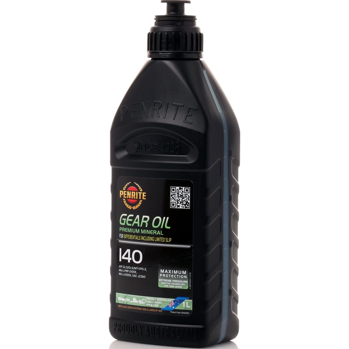 Penrite Gear Oil 140 SAE 140 Mineral Gear & Differential Oil 1L